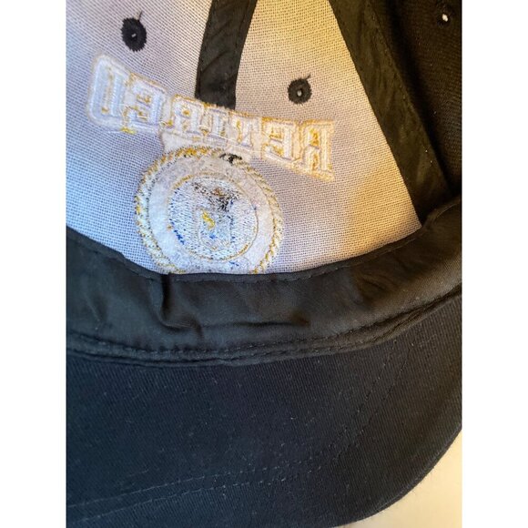 Retired Air Force Black Adjustable Baseball Hat With Embroidered Logo & Text - Picture 8 of 8